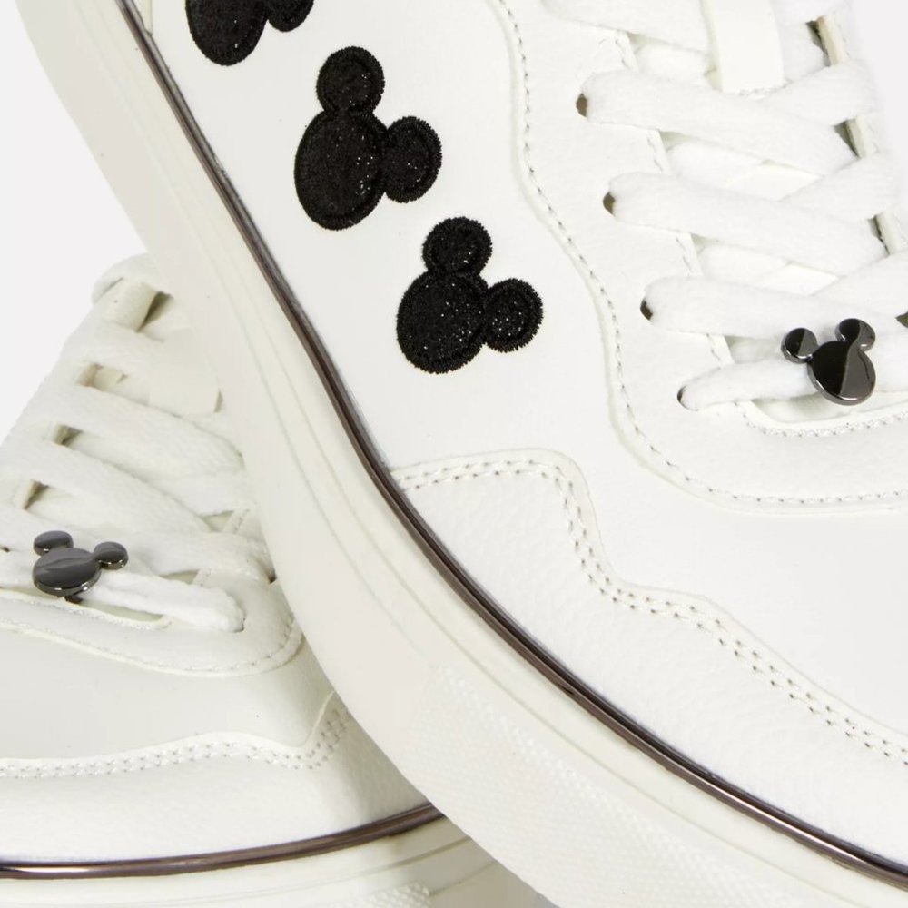 NWT! Disney Mickey Mouse Sparkle Sneakers for Women Size 8 - Picture 4 of 13